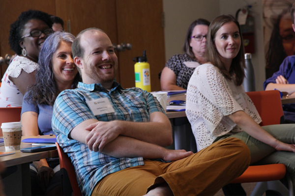 Certificate Programs - Students having a classroom conversation.