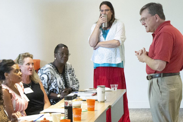 Doctor of Ministry - Rev. Dr. Seay teaching a classroom of CTS students