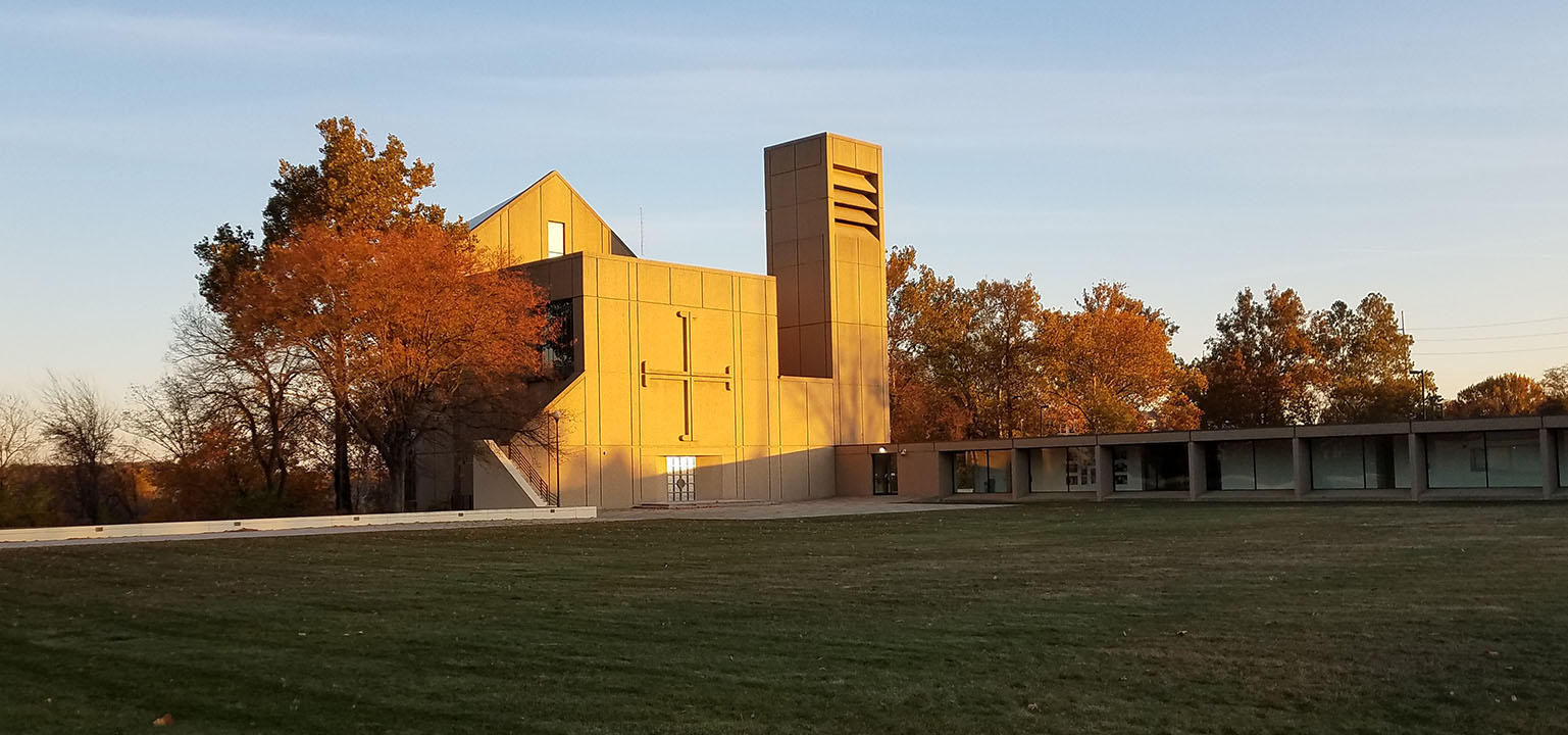 Chapel building in the Fall