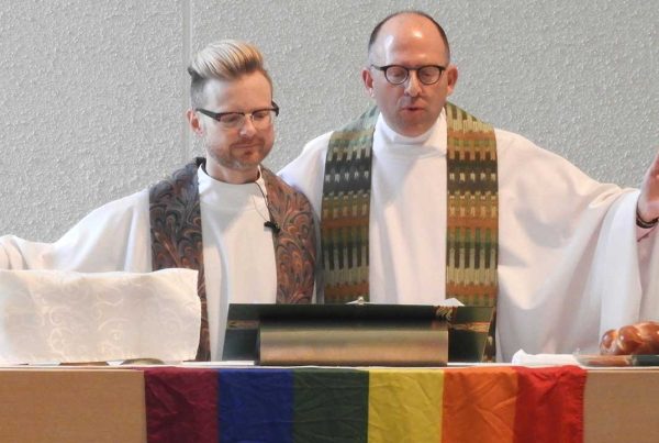 Dr. Mellott co-celebrating