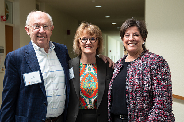 CTS students, leadership, and members of the 1924 Societies share gratitude with one another at the 2023 Legends of Leadership breakfast.