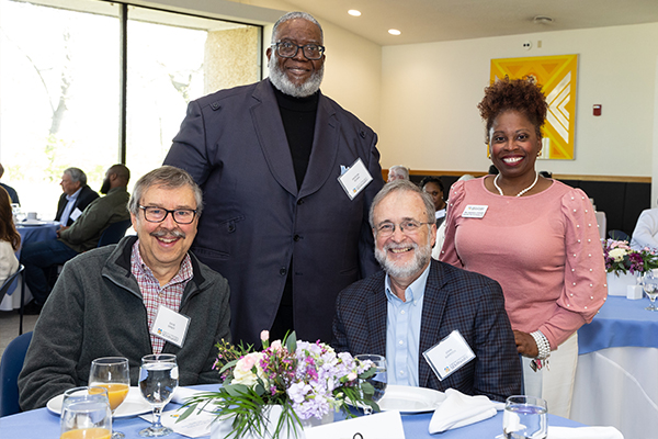 CTS students, leadership, and members of the 1924 Societies share gratitude with one another at the 2023 Legends of Leadership breakfast.