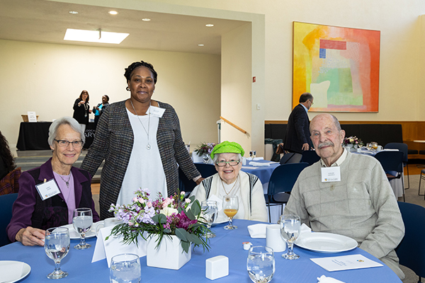 CTS students, leadership, and members of the 1924 Societies share gratitude with one another at the 2023 Legends of Leadership breakfast.