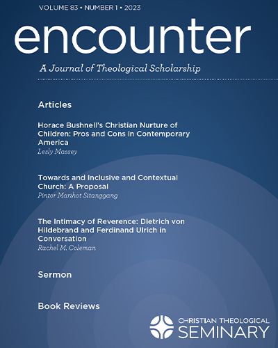 Encounter: A Journal of Theological Scholarship